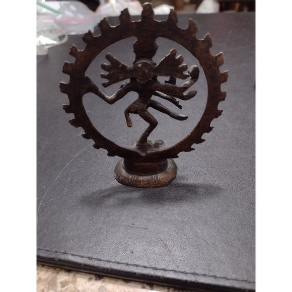 Antique brass Shiva King statue